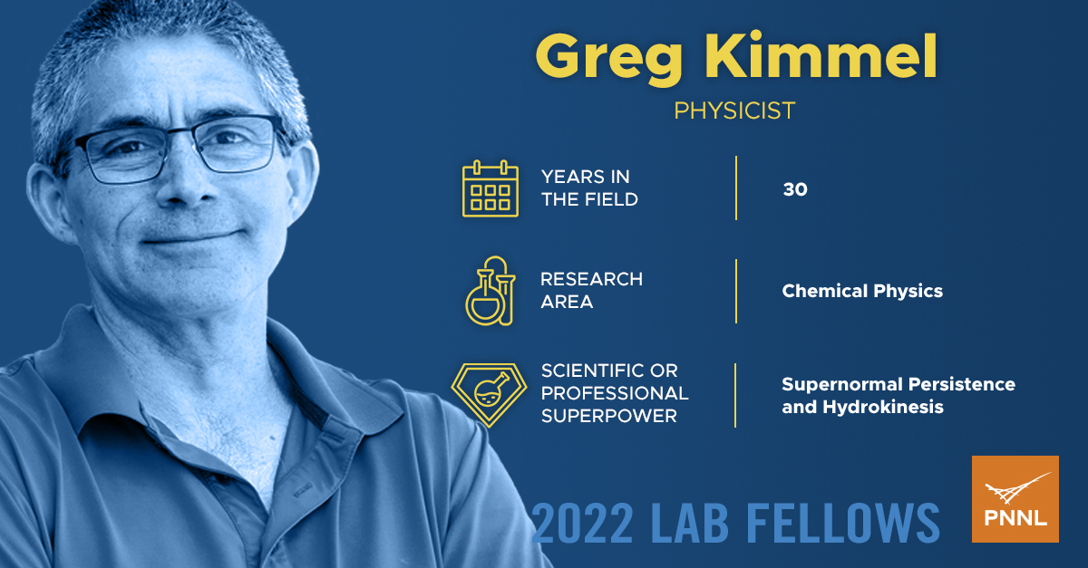 Photo of Greg Kimmel with facts about him