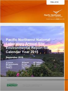 PNNL Environmental Report for Calendar Year 2015