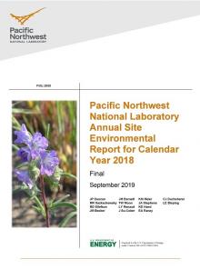 PNNL Environmental Report for Calendar Year 2018