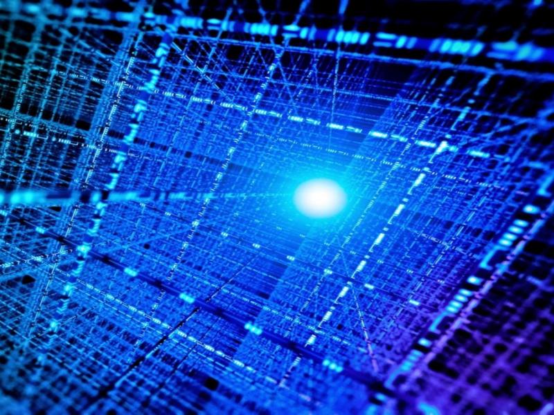 Artists rendering of quantum computing