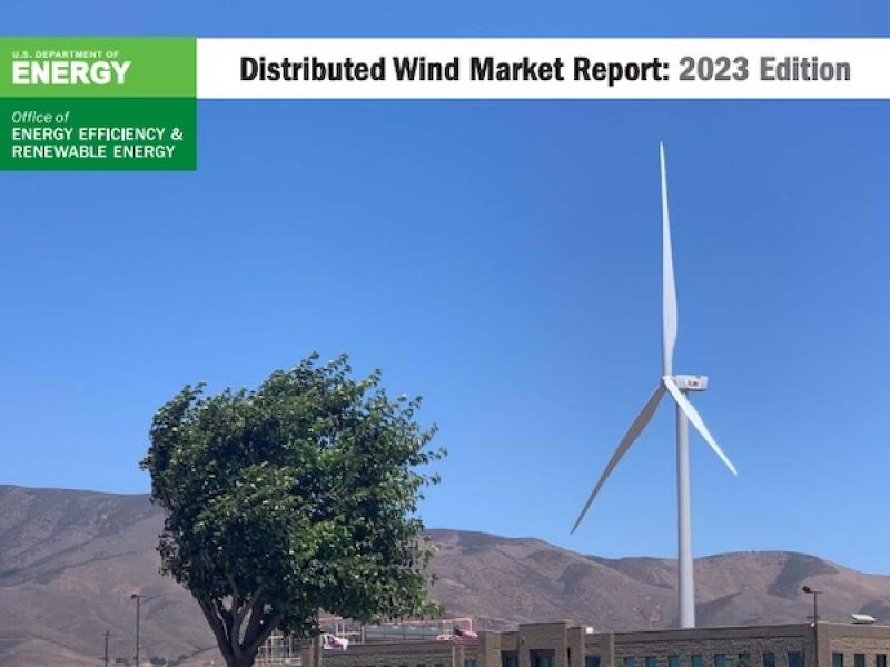 Cover of distributed wind report