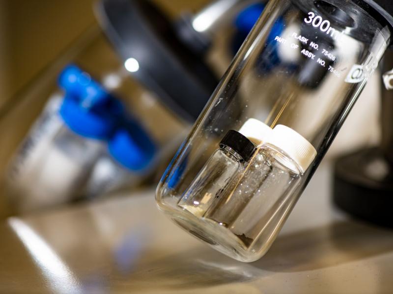 vials of nanomaterials