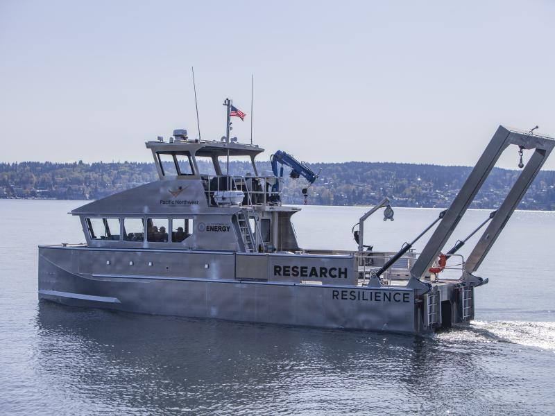 RV Resilience on the water during sea trials.