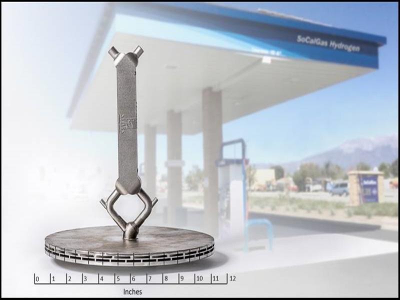 hydrogen generator in front of fueling station 