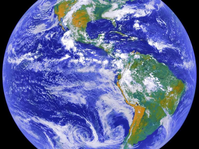 Photo of Earth from NASA satellite
